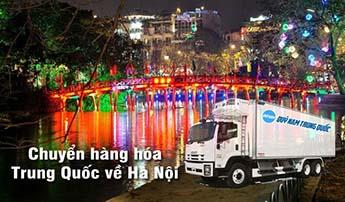 Nhận vận chuyển hàng Trung Quốc về Hà Nội